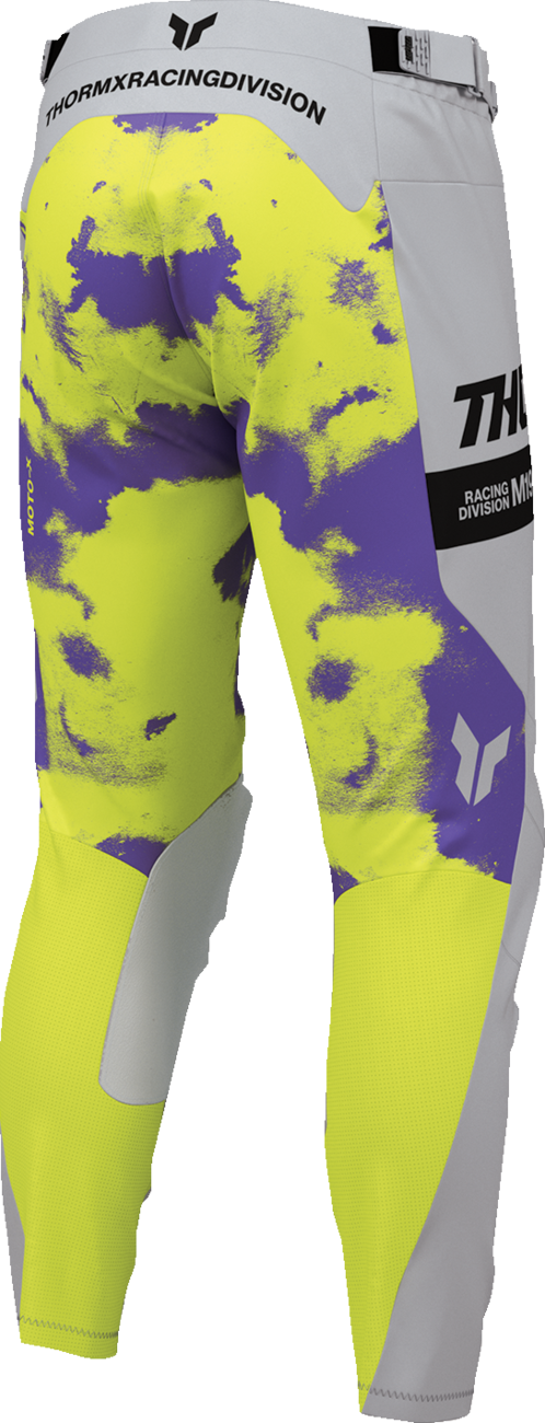 THOR Launchmode Bleach Pants - Gray/Acid - US 36 2901-12325