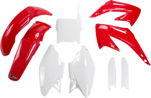 UFO Body Kit - OEM Red/White - Honda - CR '05-'07 HOKIT103F@999