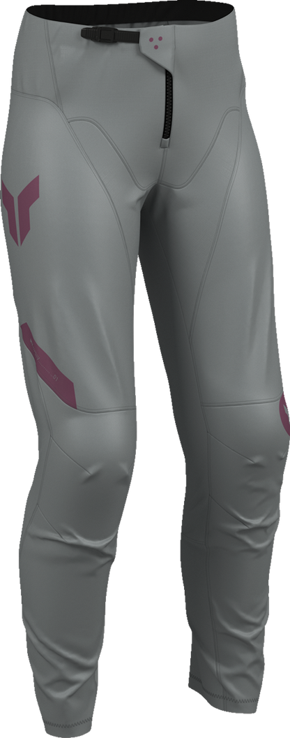 THOR Women's Ridemode Menace Pants - Purple/Gray - US 13/14 2902-0487