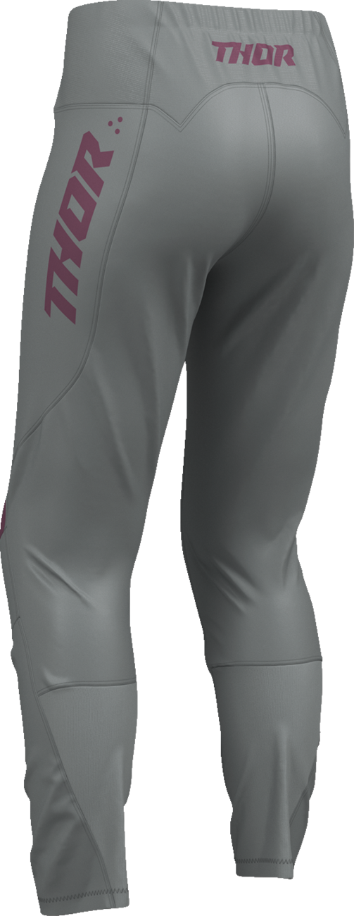 THOR Women's Ridemode Menace Pants - Purple/Gray - US 13/14 2902-0487