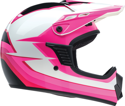 Z1R Youth Dirt Maxx Helmet - Vortex - Pink/White - Small 0111-1721