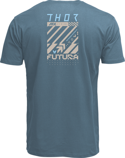 THOR Futura T-Shirt - Petrol Blue - 2XL 3030-25126