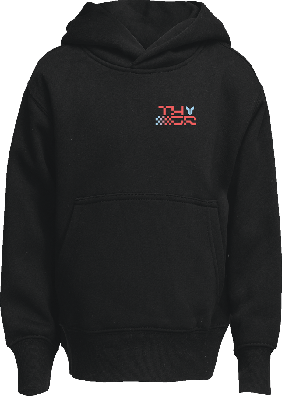 THOR Youth Vantage Pullover Hoodie - Black - Large 3052-0720