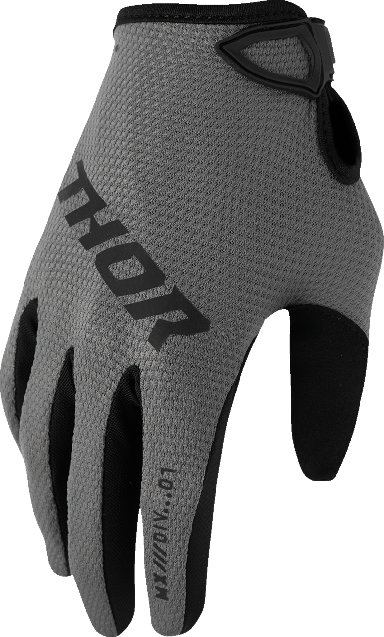 THOR Women's Ridemode Static Gloves - Gray - Medium 3331-0301