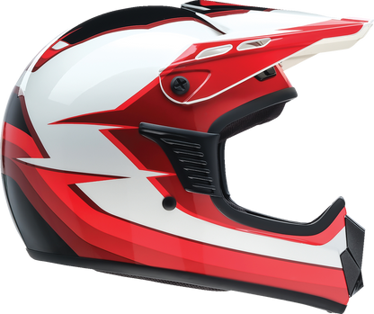 Z1R Youth Dirt Maxx Helmet - Vortex - Red/White - Large 0111-1719