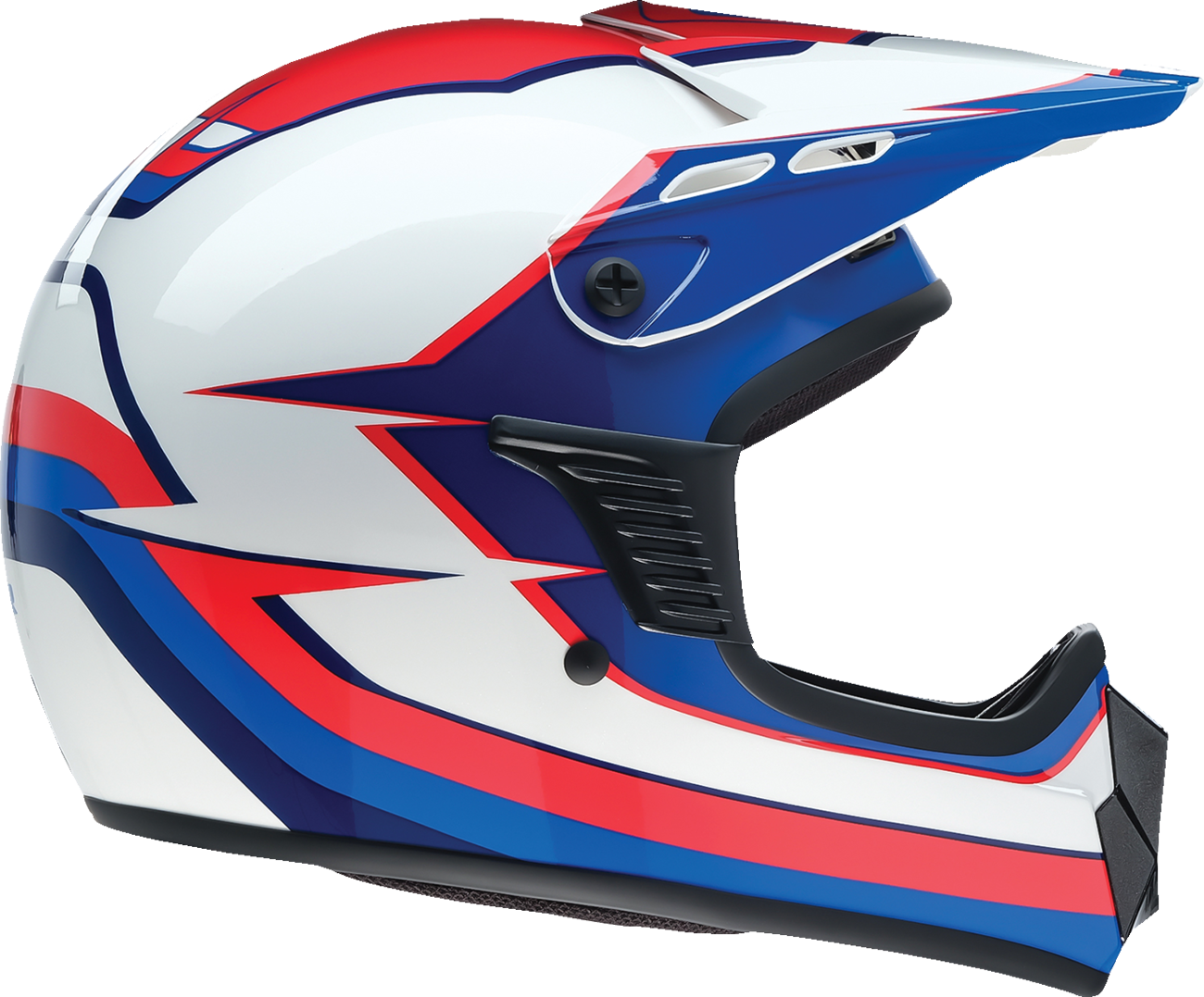 Z1R Youth Dirt Maxx Helmet - Vortex - Red/White/Blue - Small 0111-1729