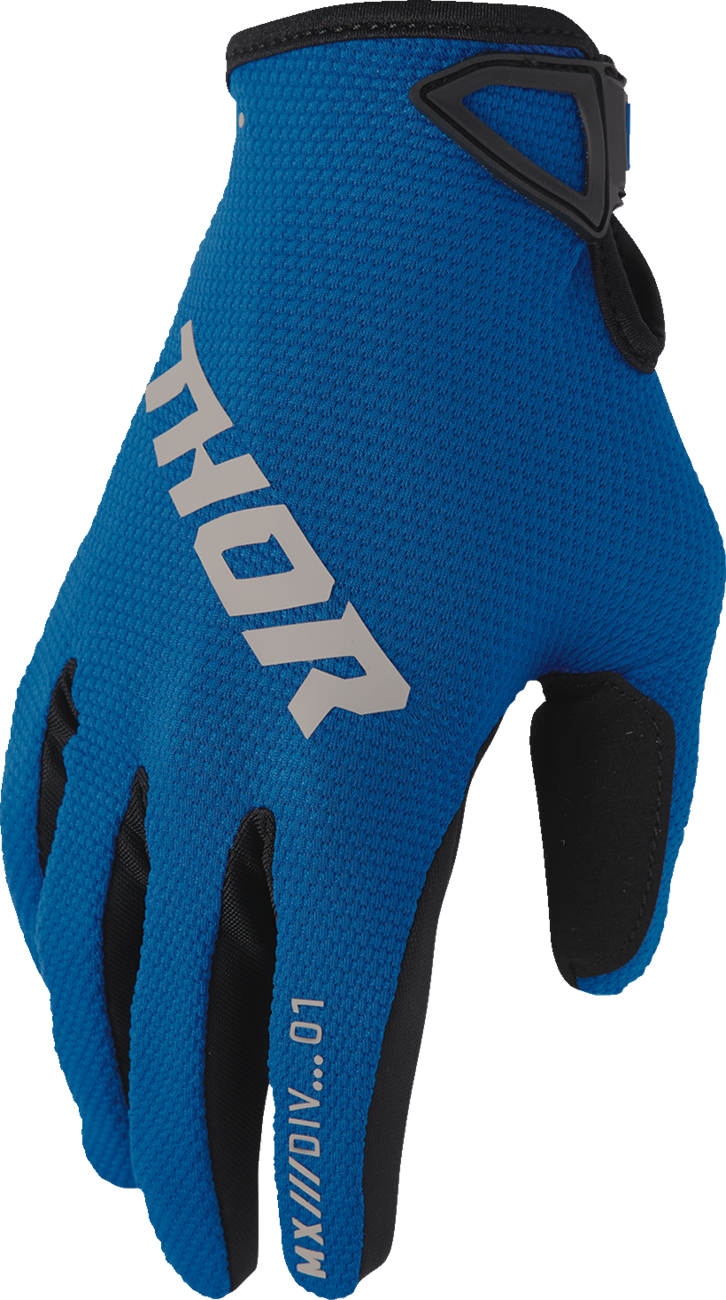 THOR Youth Ridemode Static Gloves - Blue - 2XS 3332-1991