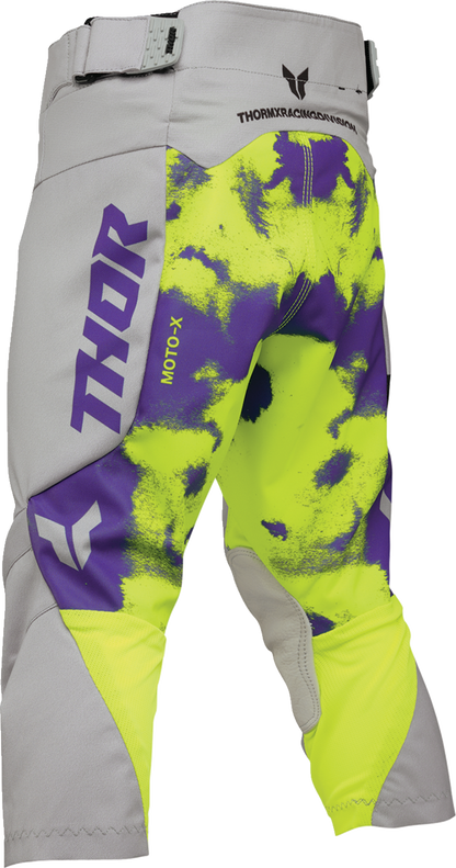 THOR Youth Launchmode Bleach Pants - Gray/Acid - US 20 2903-2616