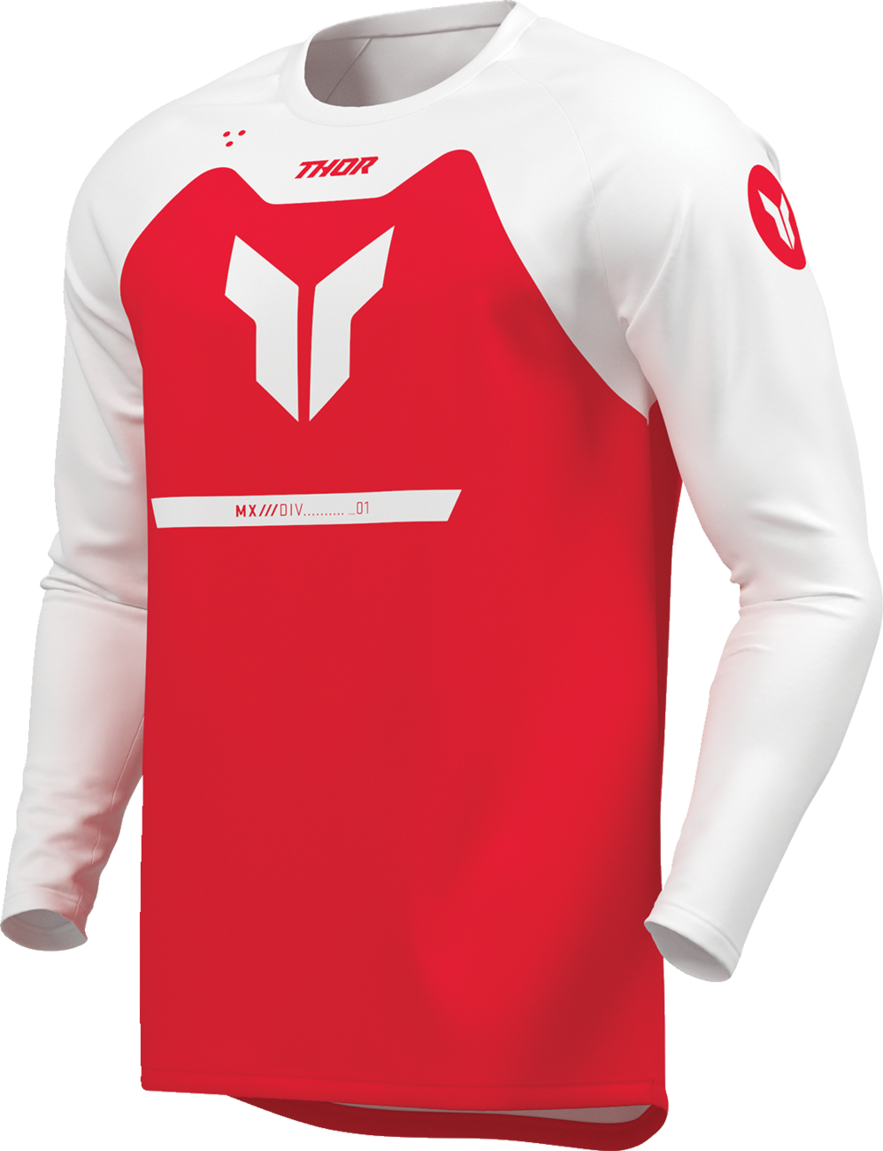 THOR Youth Ridemode Menace Jersey - Red - Medium 2912-2685