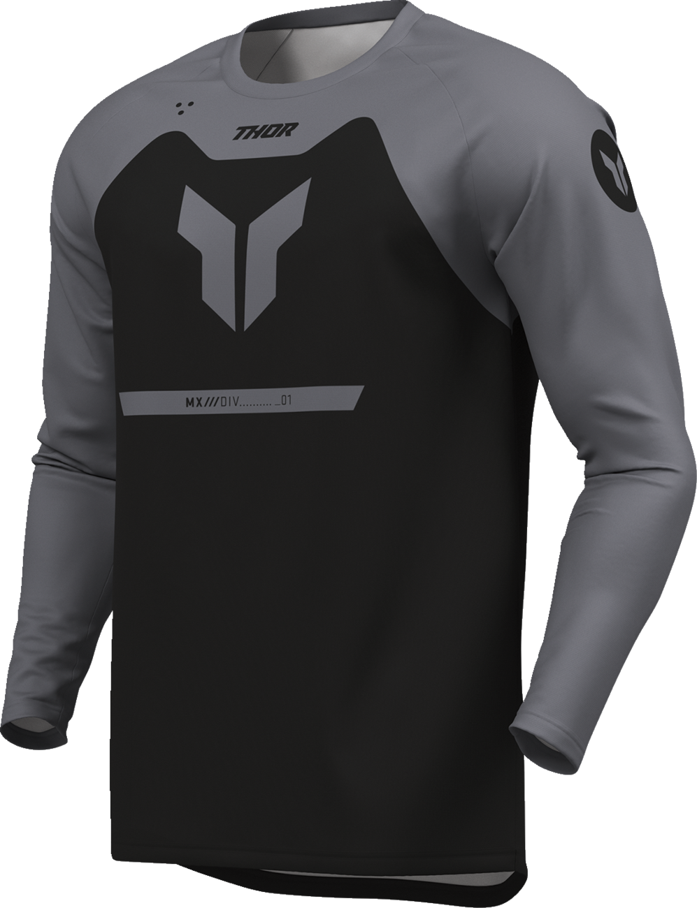 THOR Youth Ridemode Menace Jersey - Black - Large 2912-2692