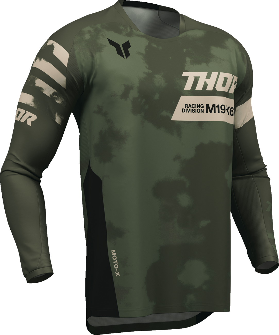 THOR Launchmode Bleach Jersey - Black/Camo - Medium 2910-8395