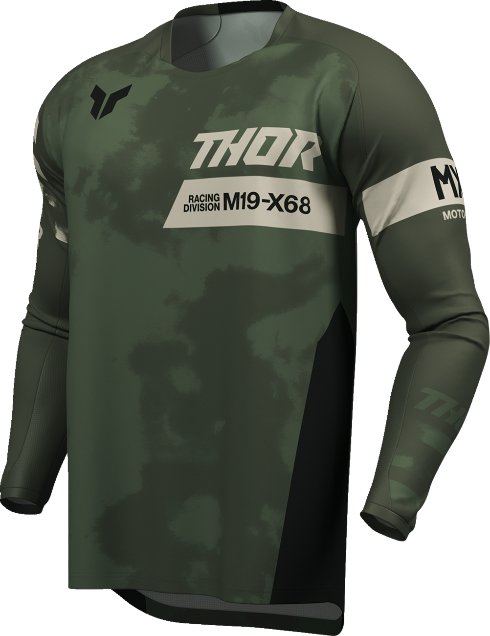 THOR Launchmode Bleach Jersey - Black/Camo - Medium 2910-8395