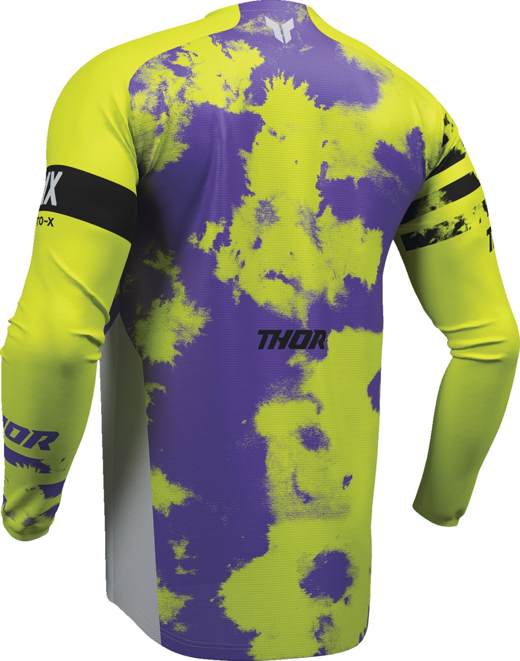 THOR Launchmode Bleach Jersey - Gray/Acid - XL 2910-8403