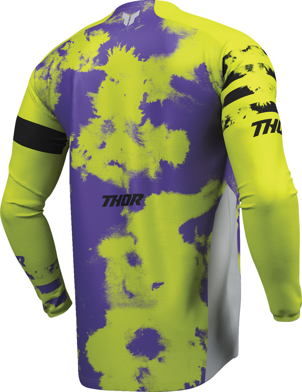 THOR Launchmode Bleach Jersey - Gray/Acid - Medium 2910-8401
