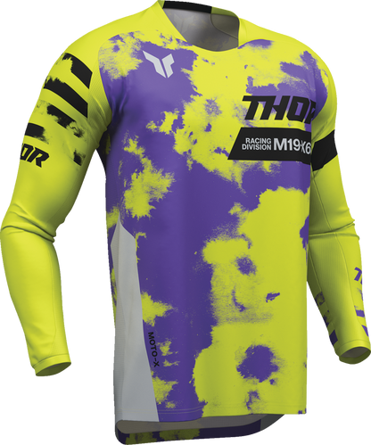 THOR Launchmode Bleach Jersey - Gray/Acid - 3XL 2910-8405