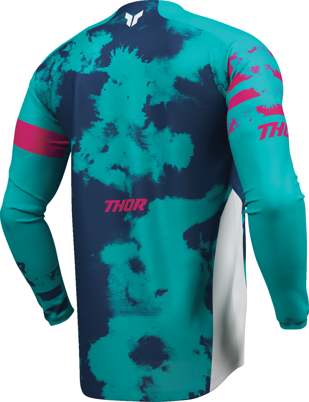 THOR Launchmode Bleach Jersey - White/Aqua - 3XL 2910-8411