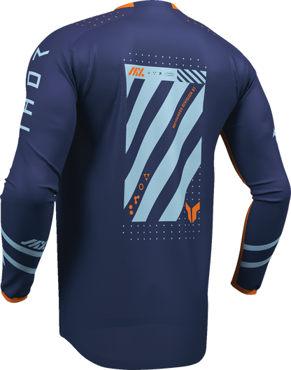 THOR Launchmode Futura Jersey - Navy/Orange - Small 2910-8424