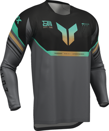 THOR Launchmode Air Raptor Jersey - Black/Charcoal - Large 2910-8432