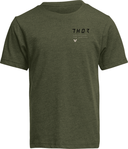 THOR Youth Stamp T-Shirt - Olive - Large 3032-3914