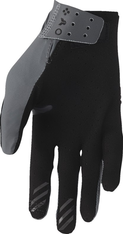 THOR Sportmode Vented Iconic Gloves - Charcoal - Large 3330-8298