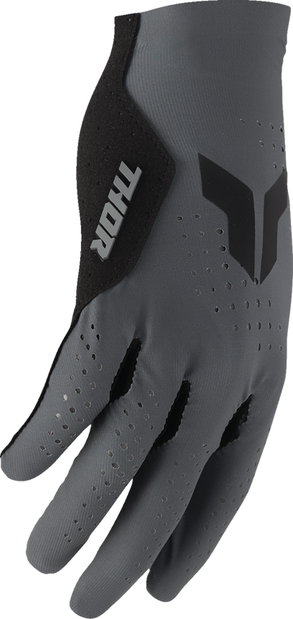 THOR Sportmode Vented Iconic Gloves - Charcoal - Large 3330-8298