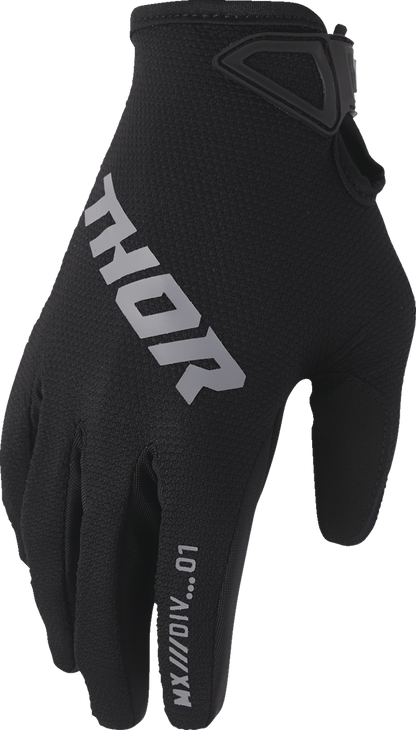 THOR Youth Ridemode Static Gloves - Black - Small 3332-1923