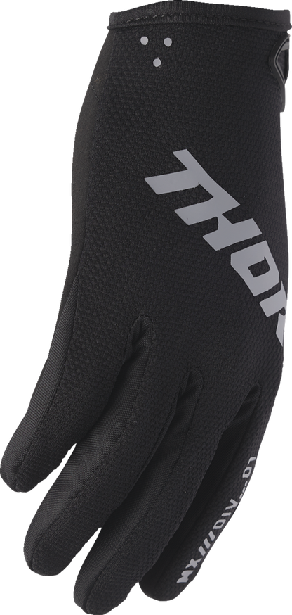 THOR Youth Ridemode Static Gloves - Black - Small 3332-1923