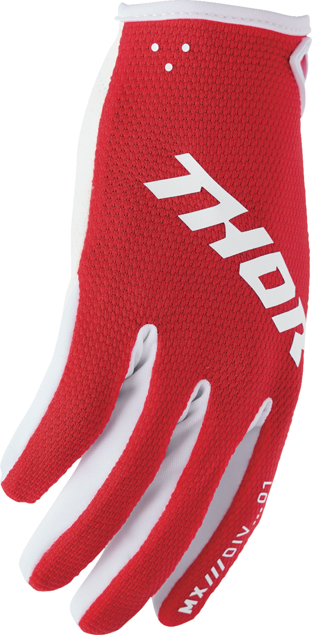 THOR Ridemode Static Gloves - Red - XL 3330-8341