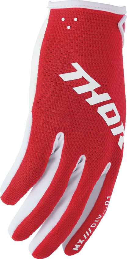 THOR Ridemode Static Gloves - Red - XL 3330-8341