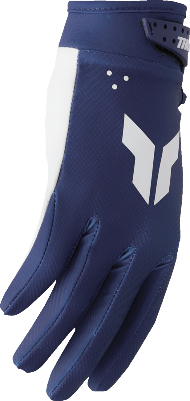 THOR Youth Launchmode Split Gloves - Navy - XS 3332-1949