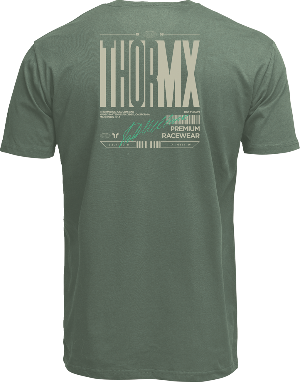 THOR Signature T-Shirt - Olive - Medium 3030-25133