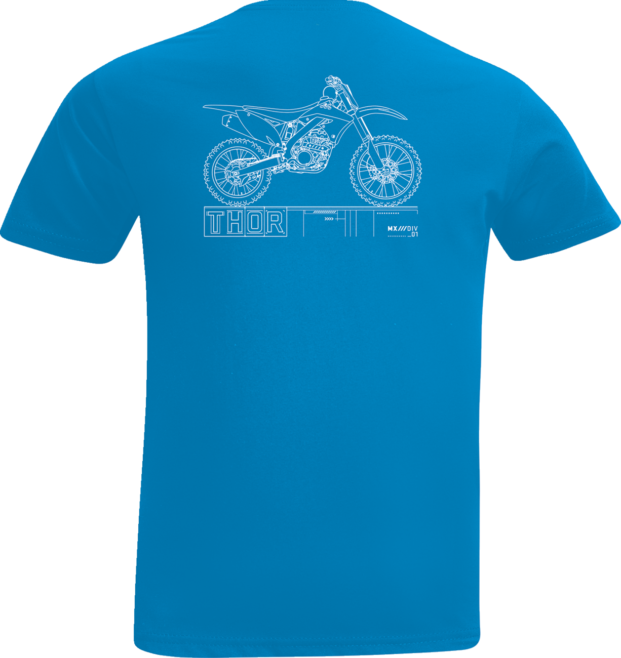 THOR Toddler Blueprint T-Shirt - Cobalt - 4T 3032-3870