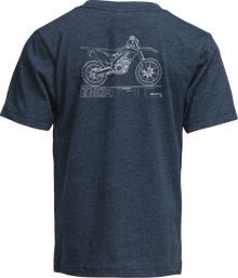 THOR Youth Blueprint T-Shirt - Navy - XS 3032-3871