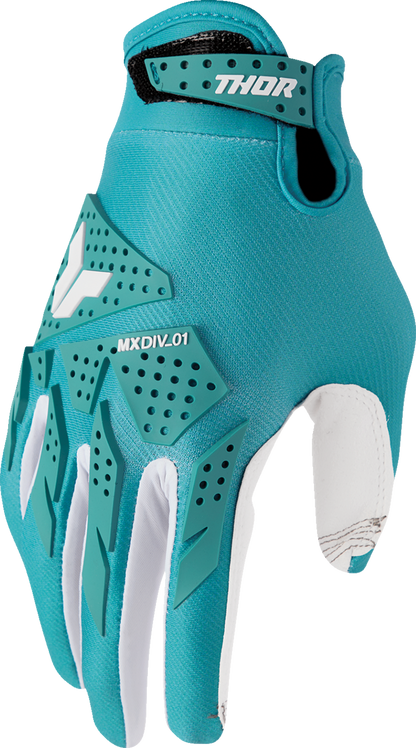 THOR Women's Launchmode XP Gloves - Aqua - Small 3331-0292