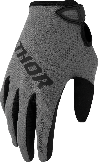 THOR Women's Ridemode Static Gloves - Gray - XL 3331-0303