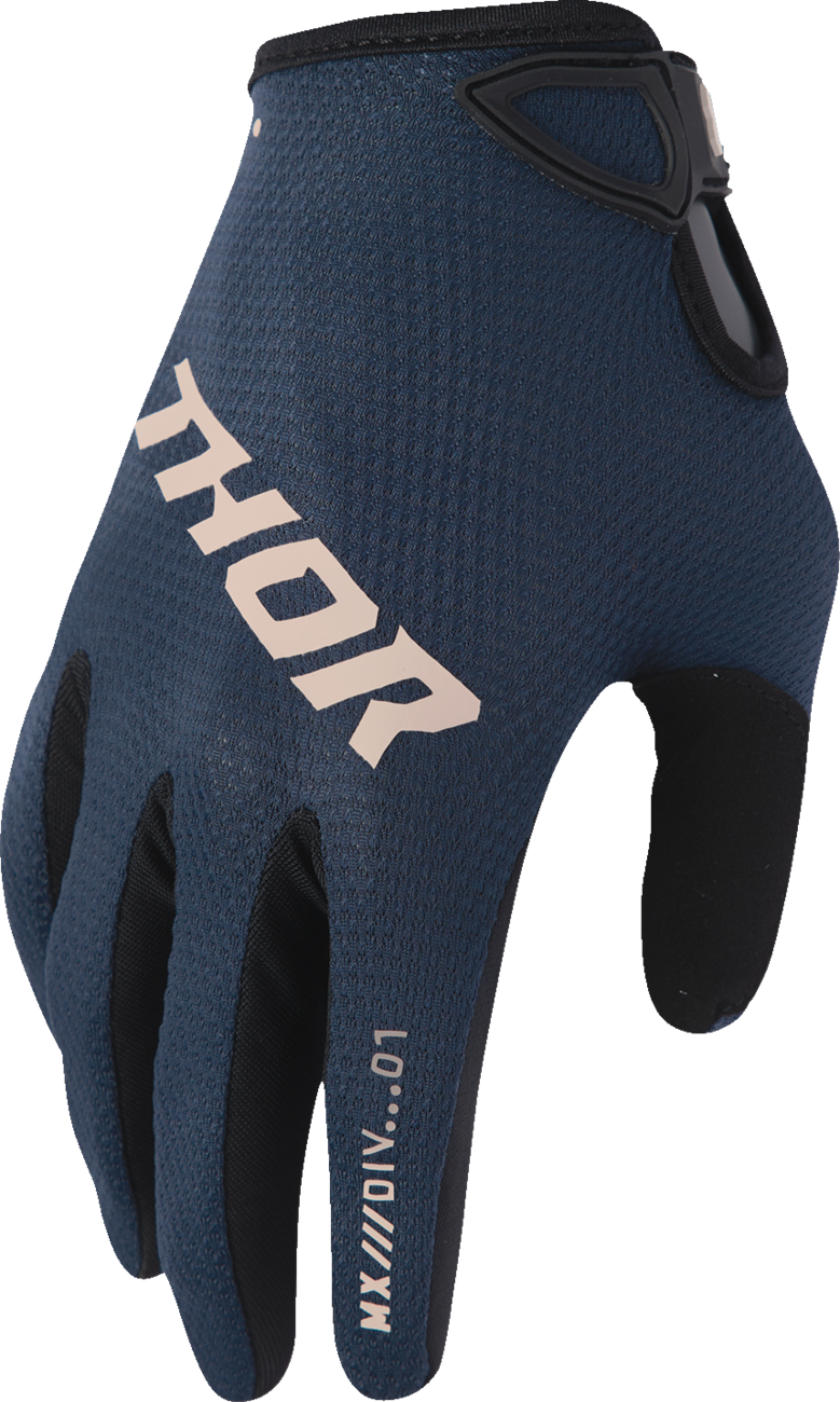 THOR Women's Ridemode Static Gloves - Midnight - Medium 3331-0305
