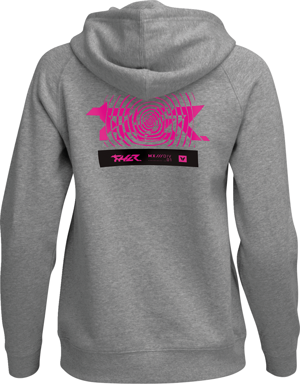THOR Women's Mind Control Pullover Hoodie - Heather Gray - Large 3051-1259