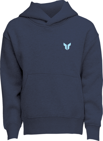 THOR Youth Futura Pullover Hoodie - Navy - Large 3052-0716