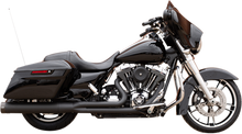 S&S CYCLE 2-into-1 Exhaust for '95-'16 FL - Black 550-0777