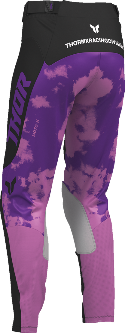 THOR Women's Launchmode Bleach Pants - Black/Orchid - US 5/6 2902-0426
