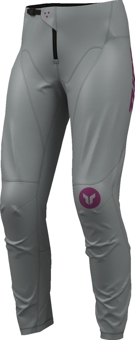 THOR Women's Ridemode Menace Pants - Purple/Gray - US 5/6 2902-0483
