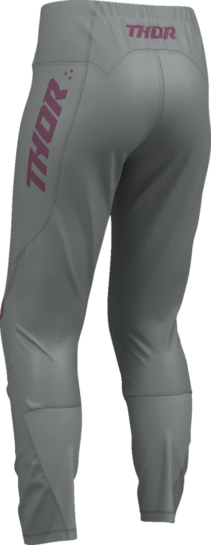 THOR Women's Ridemode Menace Pants - Purple/Gray - US 5/6 2902-0483