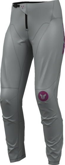 THOR Women's Ridemode Menace Pants - Purple/Gray - US 9/10 2902-0485
