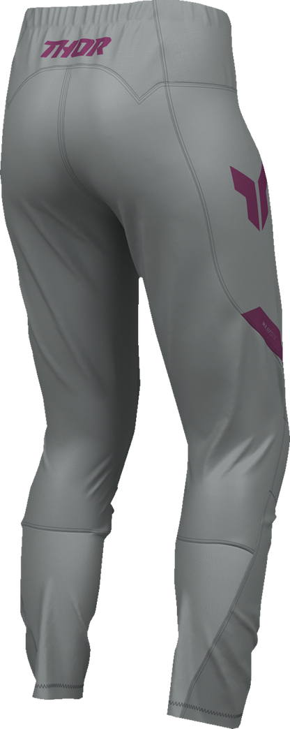 THOR Women's Ridemode Menace Pants - Purple/Gray - US 15/16 2902-0488