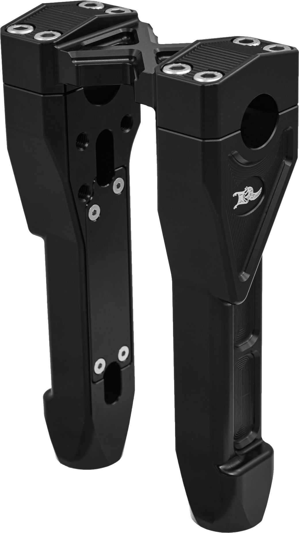 Nl 1 1/8" X Riser 8" Straight Black