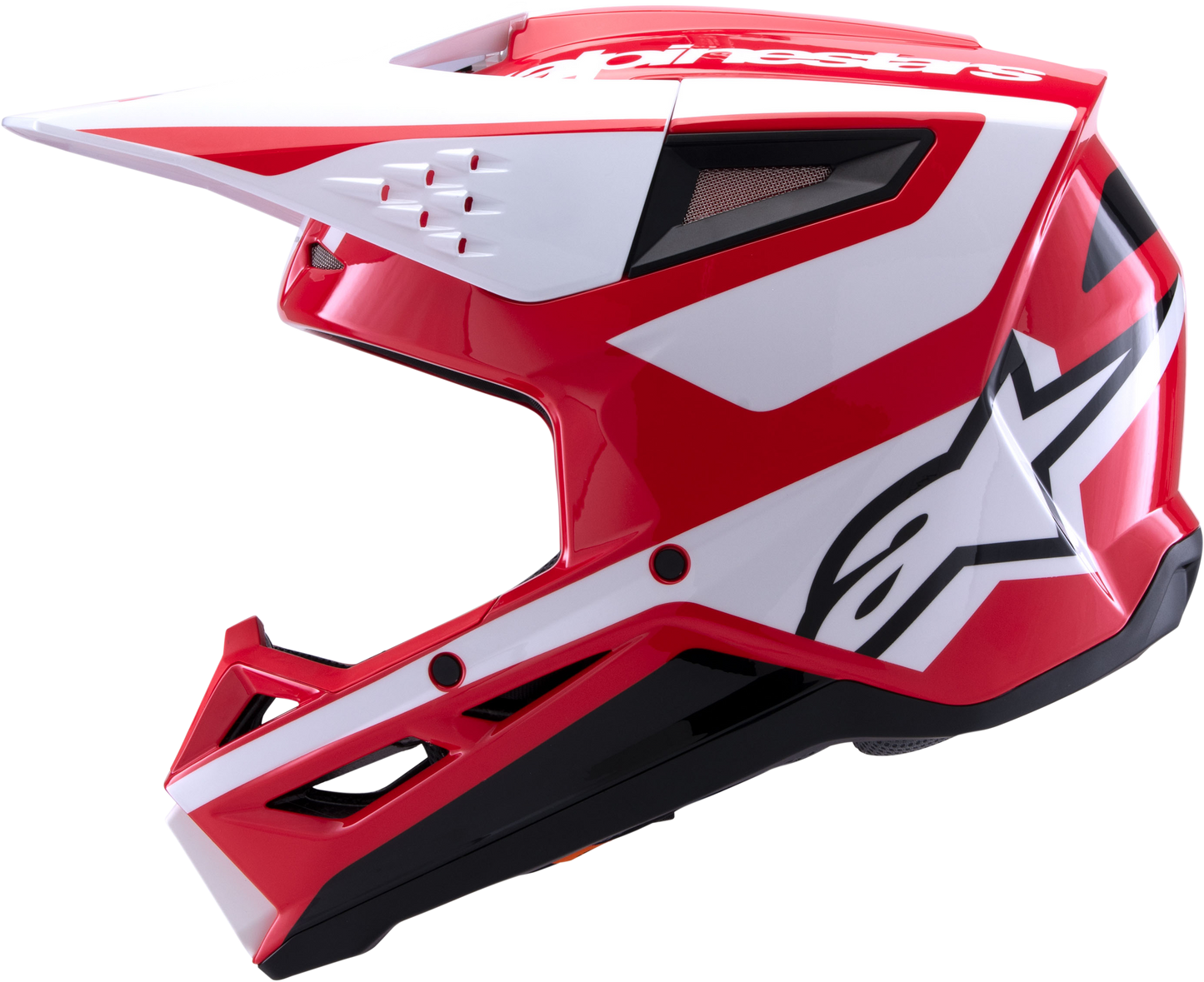 Sm3 Heat Helmet Red/White/Black Glossy Sm