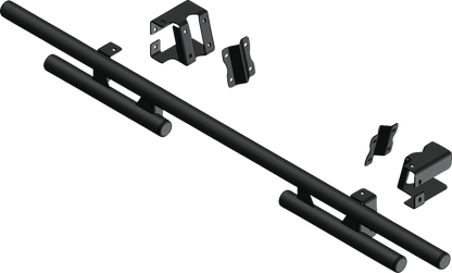 KFI PRODUCTS Rear Bumper - Round - Black - Kawasaki - Ridge '24-'25 102230