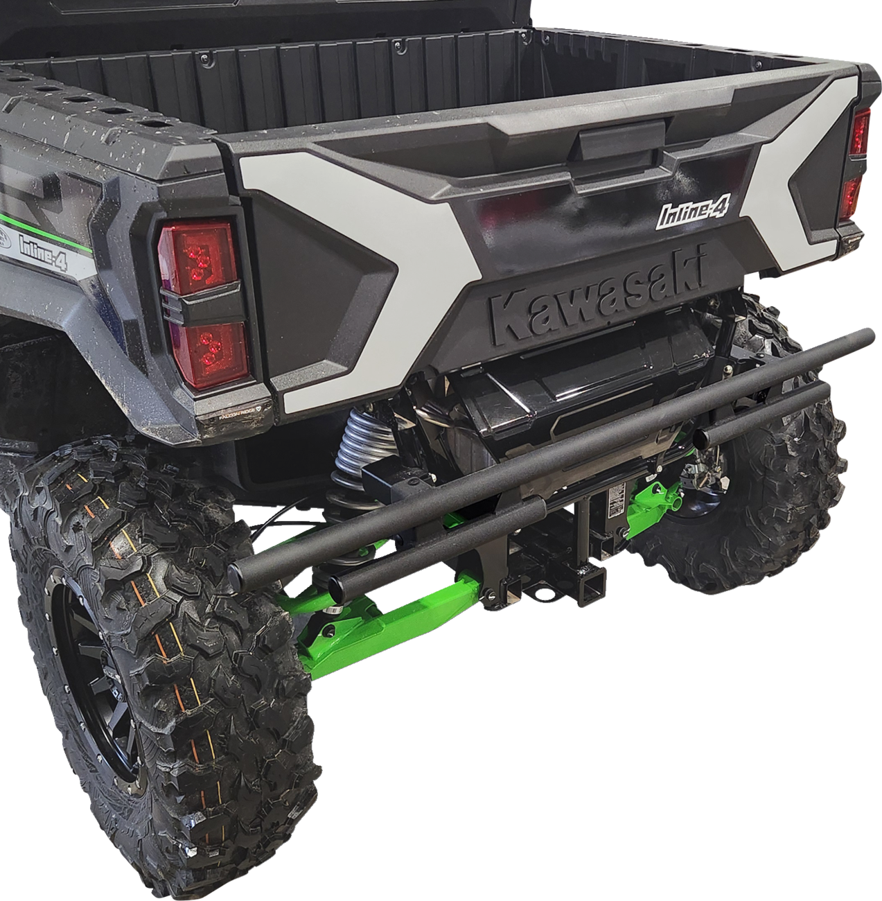 KFI PRODUCTS Rear Bumper - Round - Black - Kawasaki - Ridge '24-'25 102230