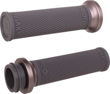 ODI Ruffian Lock-On Street Grips - Indian TBW - Black/Gunmetal V30ITWH-H