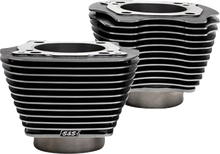 S&S CYCLE Cylinder Set - 4.25" Bore - Unhoned - Black Granite w/Highlights - M8 910-0739A